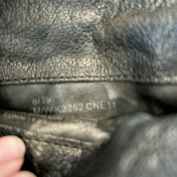 Kork-Ease Adrianne black leather high knee fold over wedge boots - size 8/39‌‌‌ - Picture 6 of 13